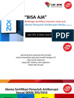 Bimtek Sertifikasi Penyuluh Antikorupsi Muda Untuk Umum 2020