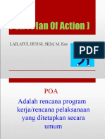POA (Plan of Action) : Lailatul Husni, SKM, M. Kes