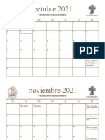 Calendario catequesis adultos 2022