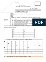 Prueba Lección 1 de Matemática (Abril)