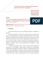 Modelo para Elaborar o Artigo Cientifico