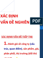 CHƯƠNG 2.1 Xác định vấn đề nghiên cứu & mục tiêu nghiên cứu