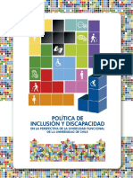 Politica de Inclusion y Discapacidad en La Perspectiva de La Diversidad Funcional PDF