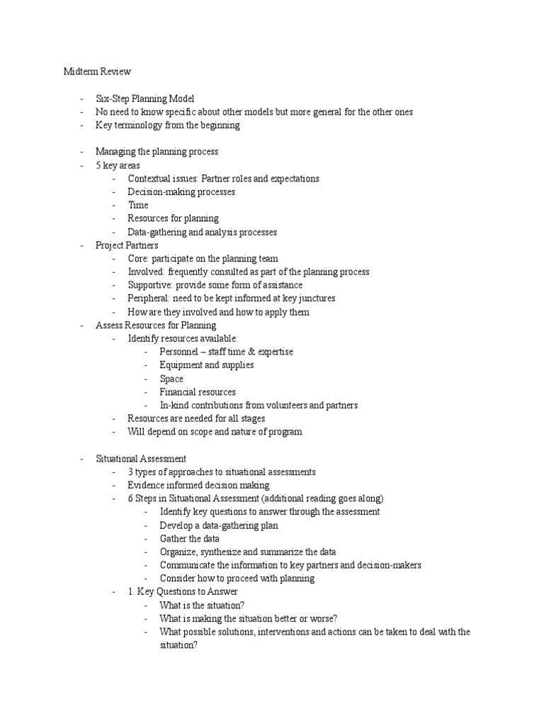 HSS 4101 Midterm Review PDF Decision Making Communication
