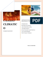 Cambio Climatic O: Investigación Experimental