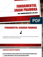 FUNDAMENTAL GERAKAN PRAMUKA An. RAMEINA WIDYASTUTY