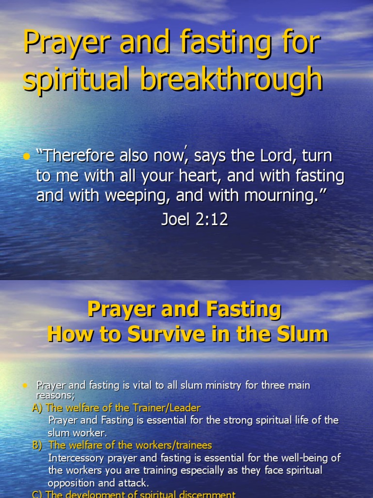 14 Prayer and Fasting PDF Prayer Seven Deadly Sins
