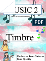 MUSIC 2: Timbre, Voice Types & Musical Instruments