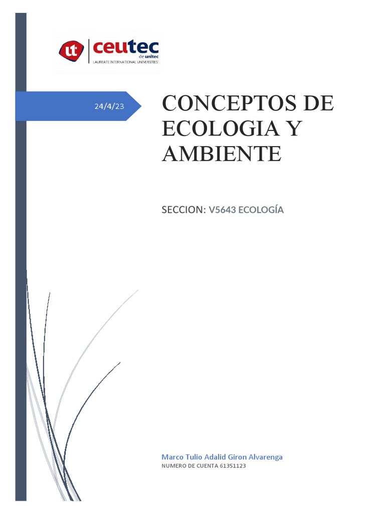 Conceptos Clave de Ecología y Ecologismo | PDF | Sustentabilidad | Ecología