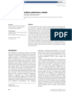 Evaluacion de Nodulo Pulmonar Solitario