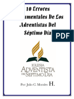 10 Errores Fundamentales de Los Adventistas Del 7 Dia (Julio C. Morales H.)