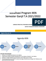 Sosialisasi Program KKN Ganjil 2021-2022 Edit