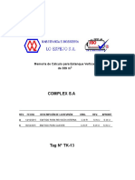 Memoria de Cálculo Estanque Vertical de 339 m3 Copec PDF