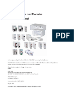 GE Healthcare Module Frames and Modules Technical Manual