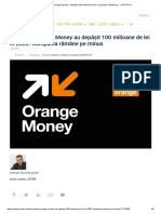 Orange Money A Depășit 100 Milioane de Lei. Compania Rămâne Pe... - PROFIT