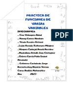 Práctica de Funciones de Varias Variables PDF
