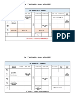 Year 11 Test Schedule - January To March-2023-Final