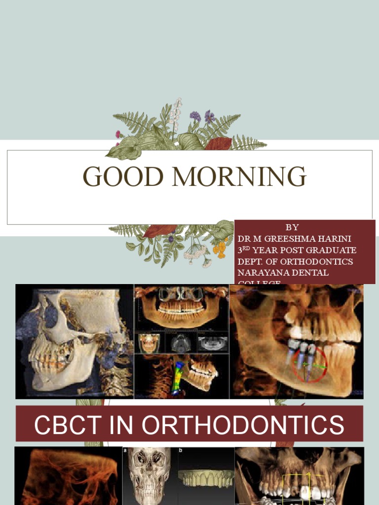 CBCT in Orthodontics | PDF | Ct Scan | Medical Imaging