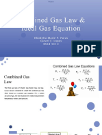 Thermo Combinegas Law and Ideal Gas Law
