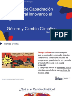 Presentación Género y Cambio Climático PDF