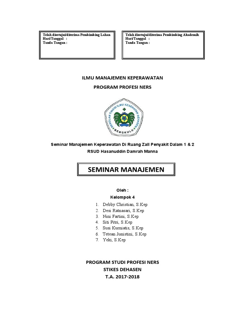 Praktik Manajemen Keperawatan di RSUD | PDF | Karier & Perkembangan