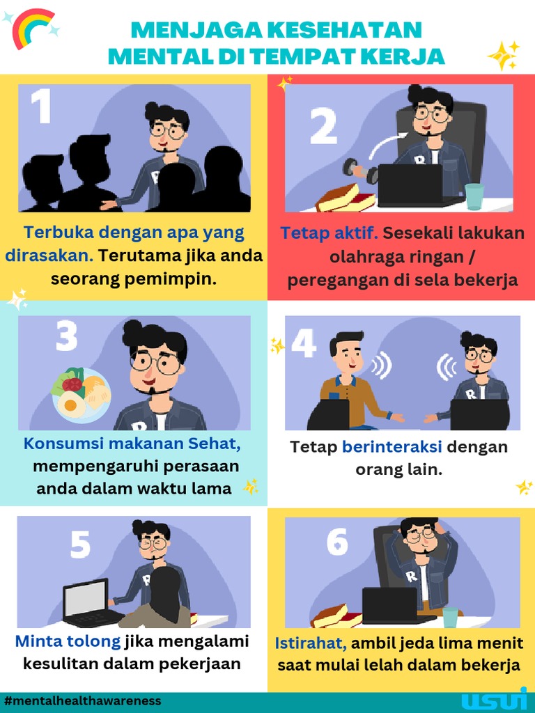 Produktivitas yang sehat dan berkelanjutan kesehatan mental