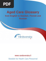 English Aged Care Glossary