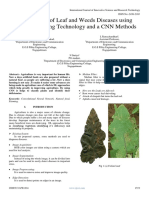 To Detection of Leaf and Weeds Diseases Using Image Processing Technology and A CNN Methods