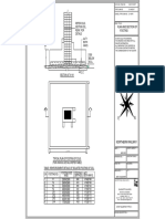 Plan and Section of Footing: Drg. Title
