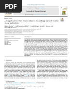 A Comprehensive Review of Nano-Enhanced Phase Change Materials On Solar 2022