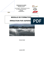 Module de Formation: Irrigation Par Aspersion