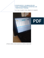 Actividad Propuesta 3. Eliminación de Particiones Con La Herramienta Gparted, en Portatiles Toshiba