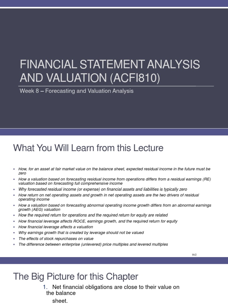 Lecture 8 Pdf Valuation Finance Cost Of Capital