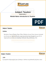 Module 1 - Taxation