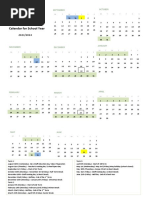 School Calendar 2023 - 24