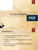 Exception Handling