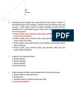 Tugas Soal Biostatistik