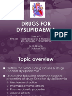 KU - Lesson 5 - Drugs For Hyperlipidaemia PDF