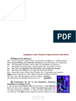 Präpositionen Exercises PDF