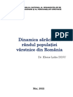 Dinamica Saraciei Pers. Varstnice in Romania PDF