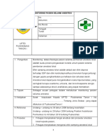 3.4.1 SOP Monitoring Status Fisiologis Pasien Anestesi Lokal