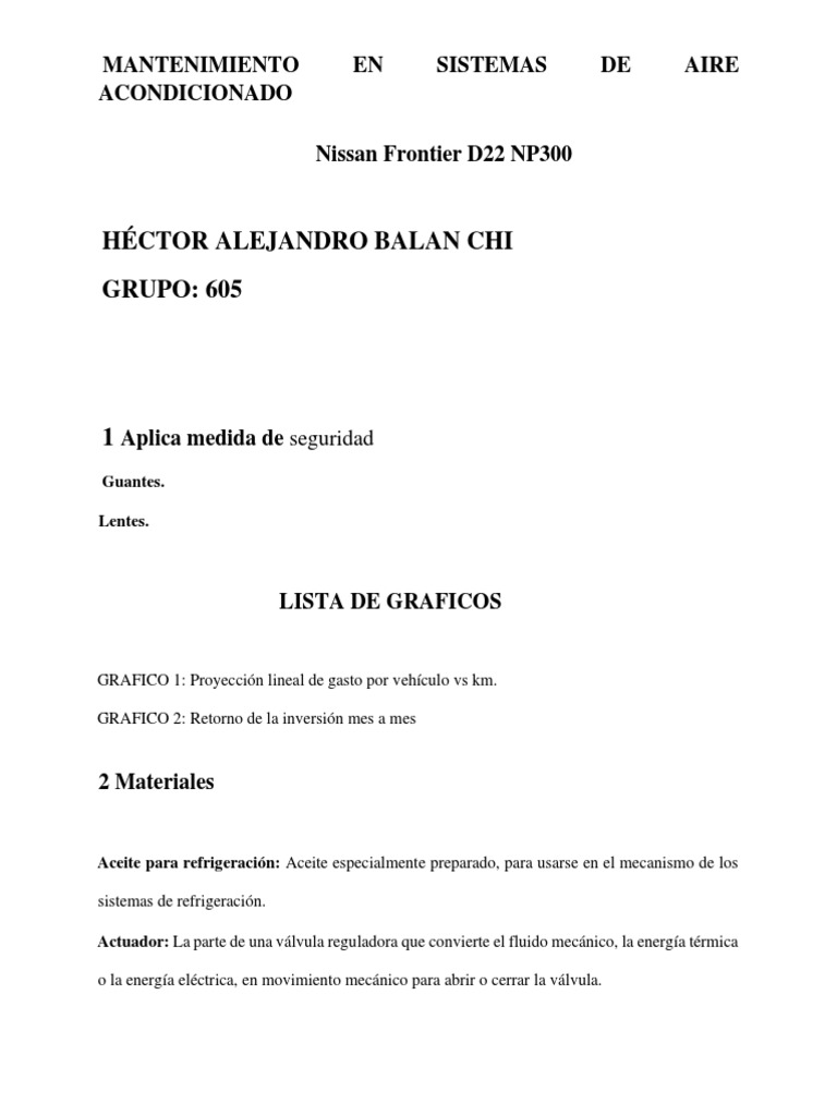 Hec (2) Mantenimiento PDF | PDF | Presión | Refrigeración