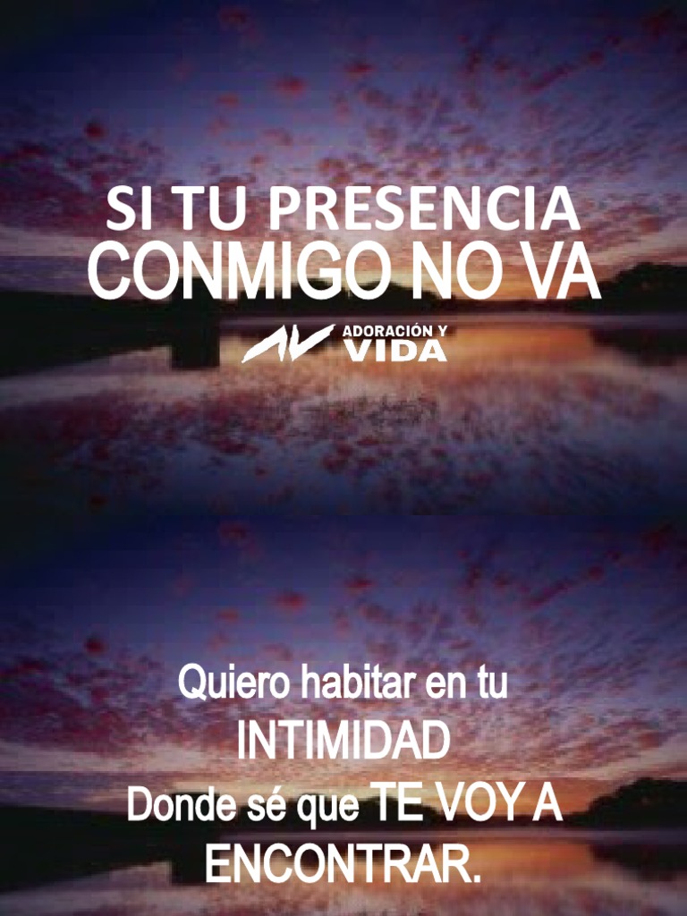 5 Si Tu Presencia Conmigo No Va - A&v | PDF