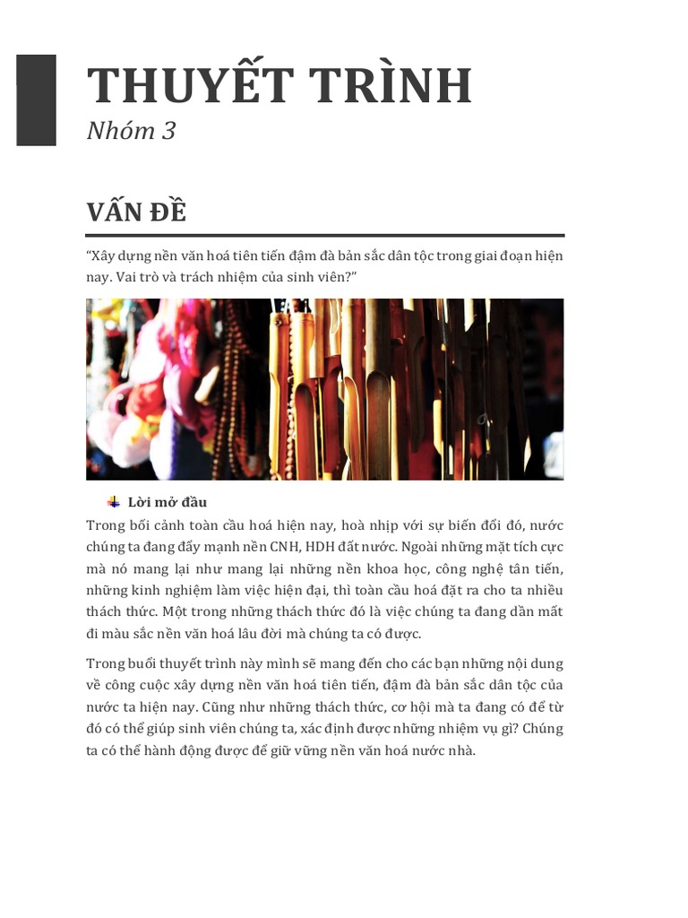 Thuyt Trinh | PDF