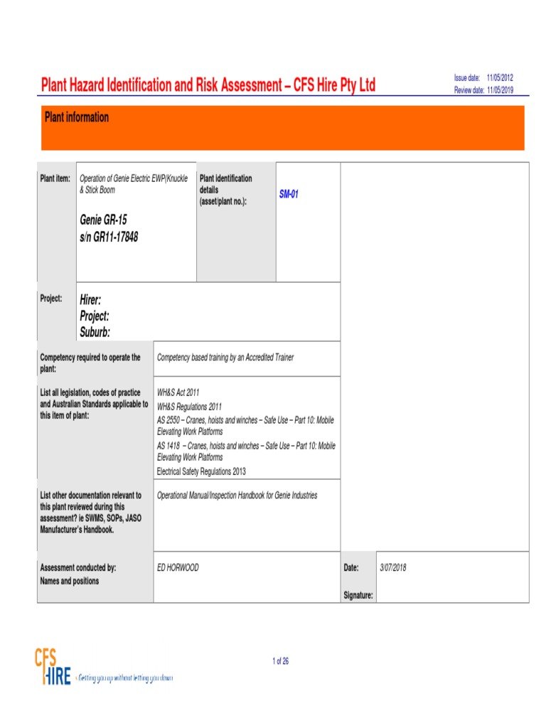 AccessForklifts_ScissorLifts_GR15_RiskAssessment.pdf PDF