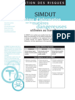 Fiche Technique Simdut