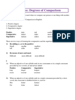 Adjectives - Degrees of Comparison PDF