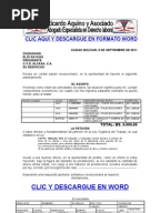 Carta de Solicitud de Liquidacion