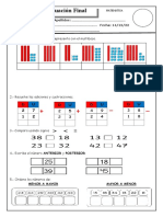 Evaluacion de Matematica II Bimestre 2022