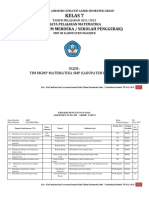 Kisi-Kisi Ass. Sumatif - MAT - KLS 7 - Kur - Merdeka - PSP 21-22 PDF